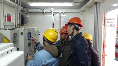 山東京博公司人員來我公司現(xiàn)場參觀考察